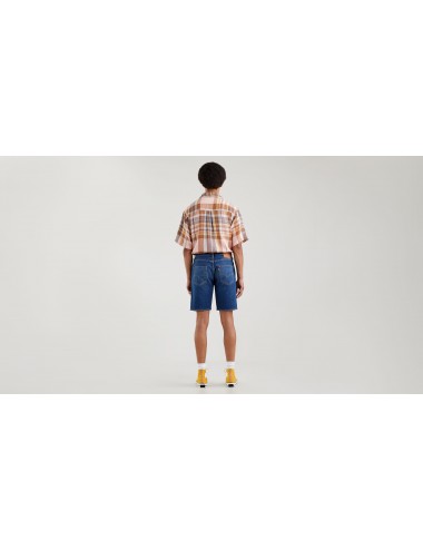 levis 501 hemmed short blue...