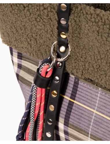 bolso tartan musgo kid...