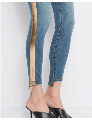 jeans con banda lateral...