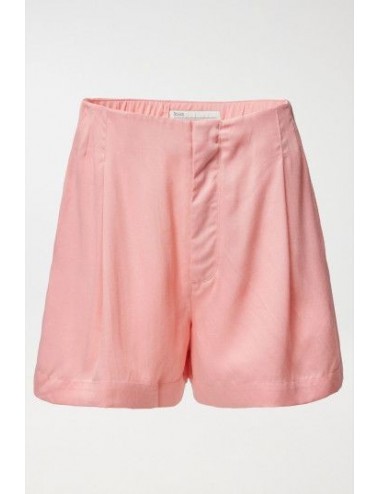 pantalon corto rosa fluido...