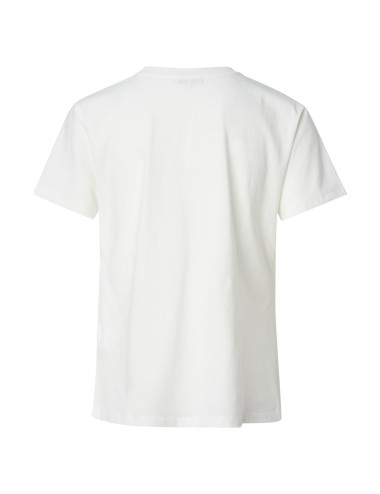 Camiseta blanca con logo...