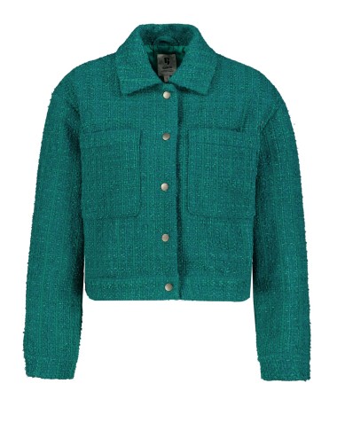 Chaqueta verde de tweed...