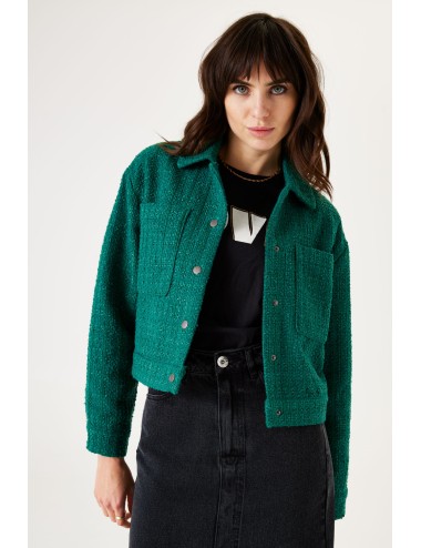 Chaqueta verde de tweed...