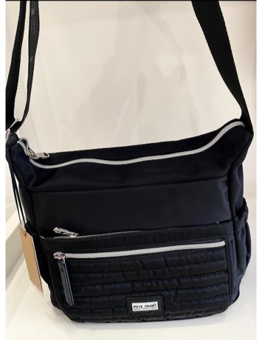 Bolso bandolera nylon negro...