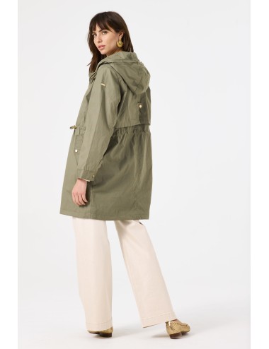 Parka con capucha green...