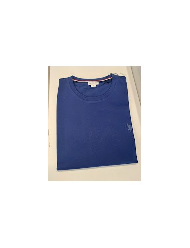 Camiseta lisa mick azul Us...