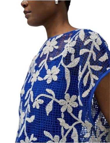 Top de crochet azul Salsa...