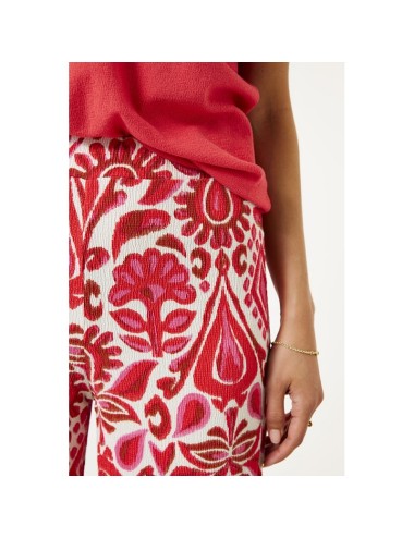 Pantalon estampado ruby red...