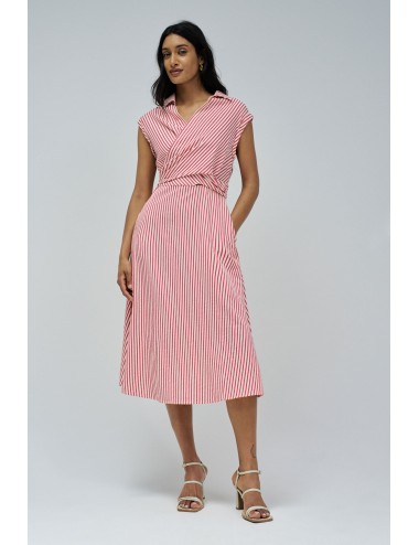 Vestido de raya rojas Salsa...