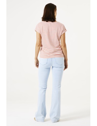 Camiseta de rayas ruby red...