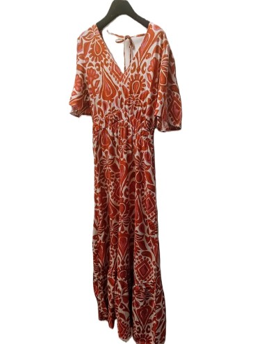 Vestido estampado ruby red...