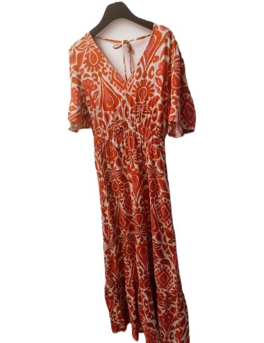 Vestido estampado ruby red...