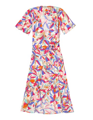 Vestido largo estampado...