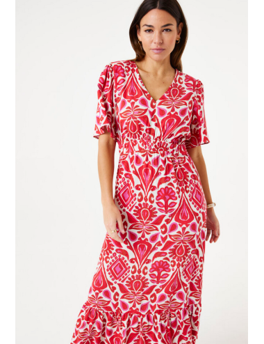 Vestido estampado ruby red...