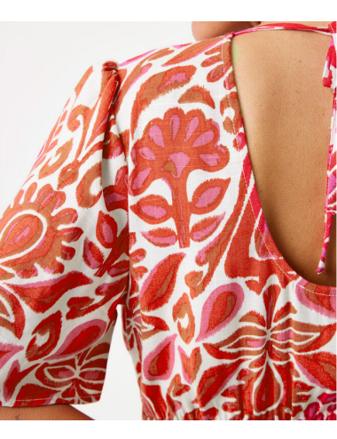 Vestido estampado ruby red...