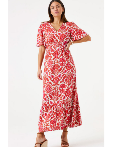 Vestido estampado ruby red...