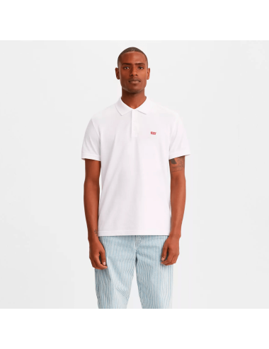 levis hm polo white pique