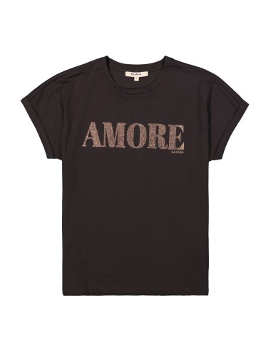Camiseta negro de manga...