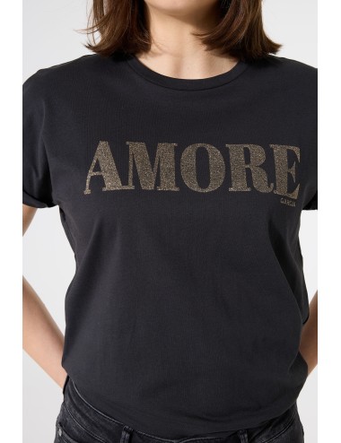 Camiseta negro de manga...