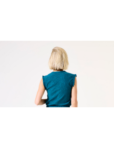 Blusa sin manga blue lagoon...
