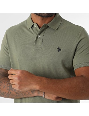 Polo liso  king verde kaki...