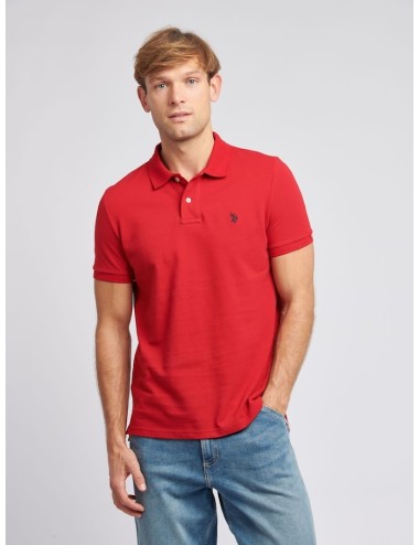 Polo liso  king coral   Us...