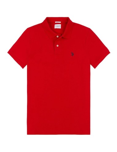 Polo liso  king coral   Us...