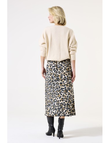 Falda print almond Garcia...