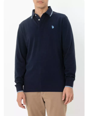 Polo manga larga ulla azul...