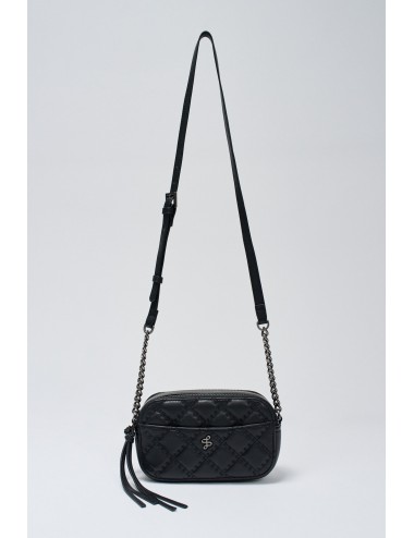 Bolso negro acolchado...