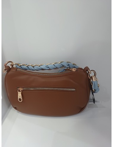 Bolso media luna clhara tan...