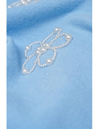Jersey de punto con perlas...