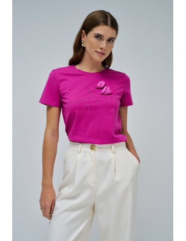 Camiseta fuxia con...