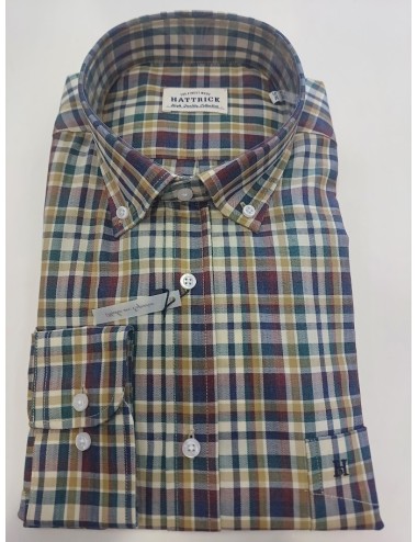 camisa de cuadros verdes...