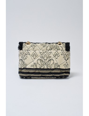 Bolso con bordados jaquard...