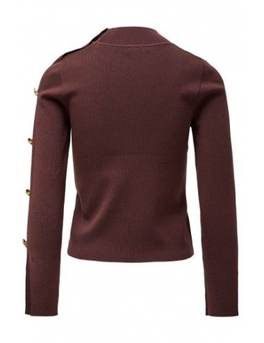 Jersey de punto marron  con...