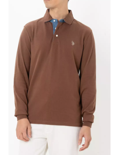 Polo camel  con coderas...