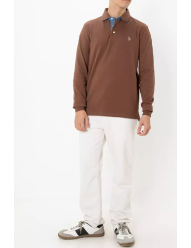 Polo camel  con coderas...