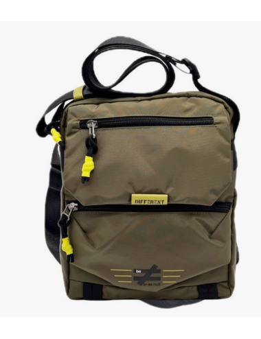 Bolso cruzado drill khaki...